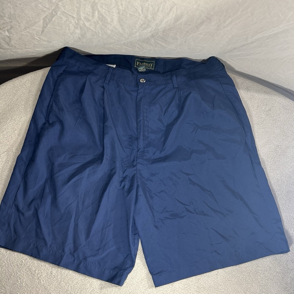 Fairway Golf Collection Men's Golf Shorts – Navy Blue – Size 40